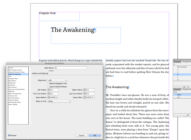 epub reflowable indesign text moves