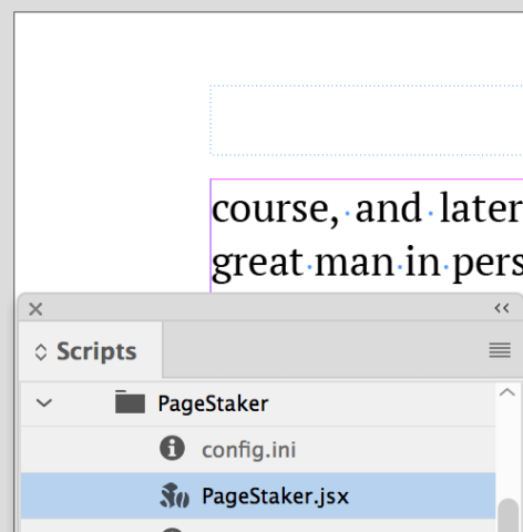pagestaker script
